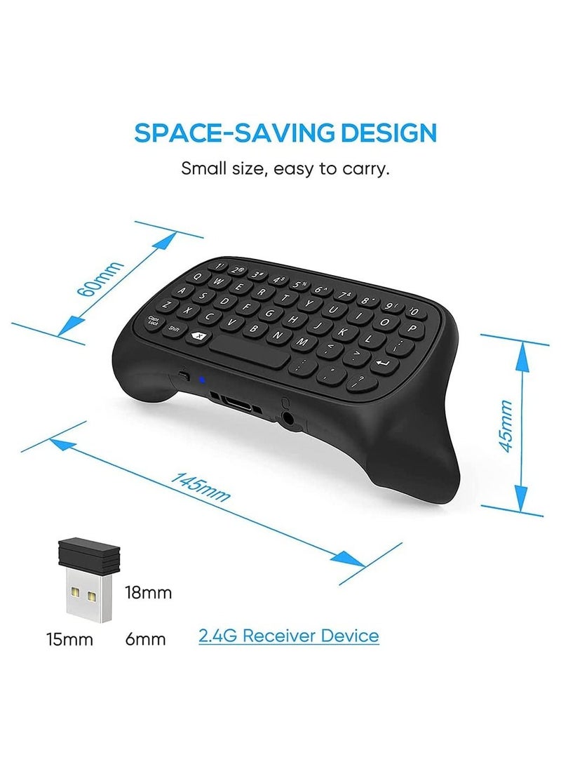 Y&D - Wireless Keyboard for Xbox Series X/S Controller, One/S/Controller Gamepad, 2.4Ghz Mini QWERTY Controller Gaming Chatpad - Image 1