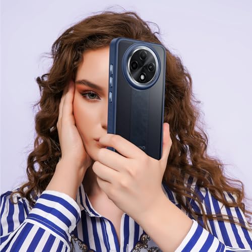 KARWAN®️ Shockproof Back Case Cover for Oppo F27 Pro 5G | Camera Protection Bump |Shockproof Back Case Cover for Oppo F27 Pro 5G - Blue - Image 5