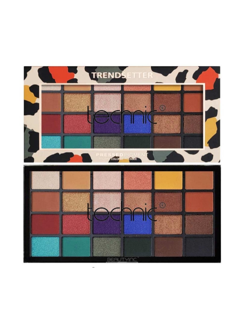 Technic Pressed Pigment Eyeshadow Trendsetter - 24 Color - 26.4g - Image 1