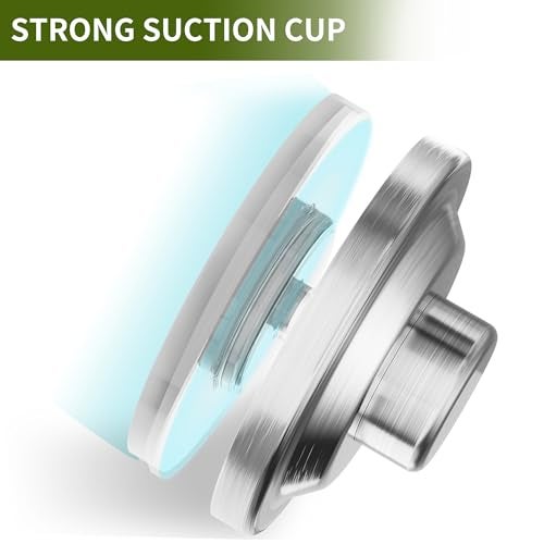 DELITON Suction Cup Razor Holder, Powerful Suction Cup Hooks for Wall, Removable&Reusable Shower Hooks for Towel, Loofah, Toothbrush - Image 2