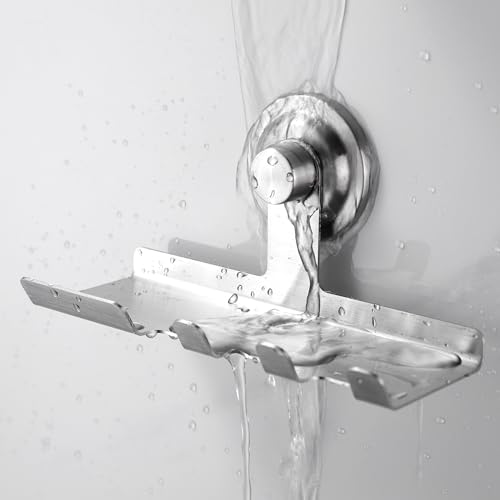 DELITON Suction Cup Razor Holder, Powerful Suction Cup Hooks for Wall, Removable&Reusable Shower Hooks for Towel, Loofah, Toothbrush - Image 3