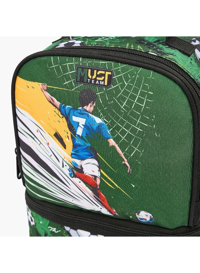 Must Football-Lunch Bag-2 Cmprts- (Polyester) Multicolor \ 24?12?20 - Image 4