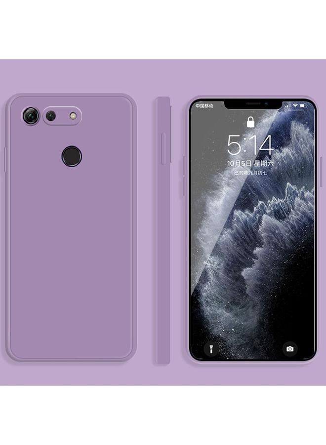 Zaboon Case For Honor View 20 Solid Color Imitation Liquid Silicone Straight Edge Dropproof Full Coverage Protective Case - Image 1