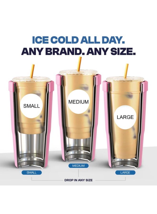 Universal Insulated Sleeve for To-Go Cups - Keeps Beverages Hot or Cold for Over 12 Hours - Vacuum-Insulated Cup - Image 4