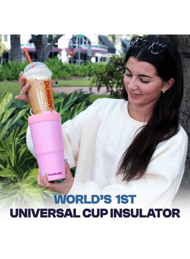 Universal Insulated Sleeve for To-Go Cups - Keeps Beverages Hot or Cold for Over 12 Hours - Vacuum-Insulated Cup - Image 2