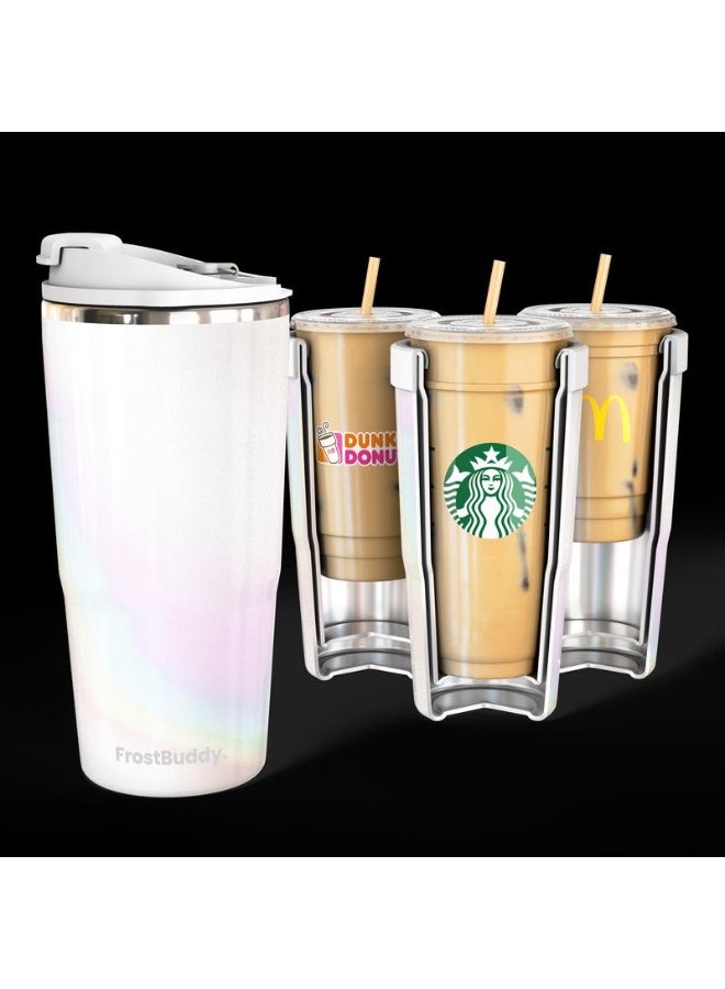 Universal Insulated Sleeve for To-Go Cups - Keeps Beverages Hot or Cold for Over 12 Hours - Vacuum-Insulated Cup - Image 5
