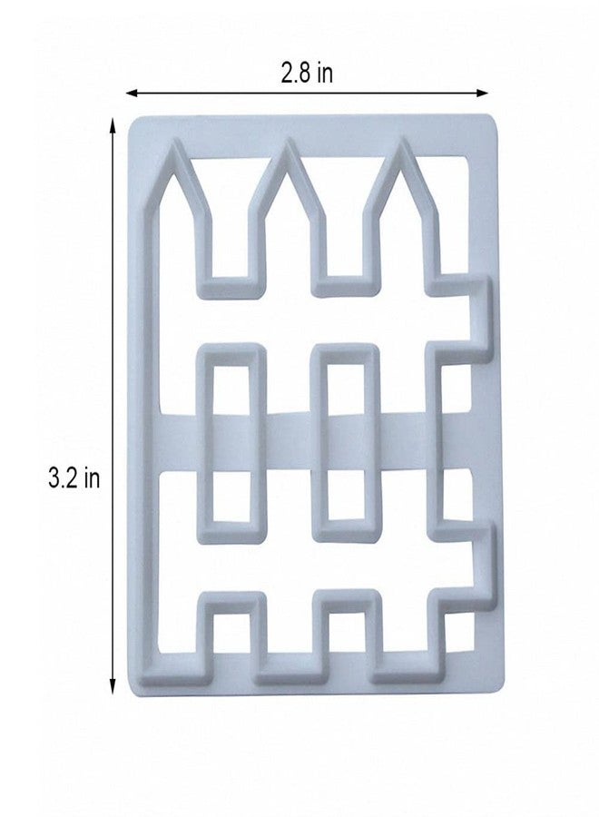 Jadeshay Mold Creative Cube Cake Fence Mold DIY Baking Decoration Tool Mold For Fondant Glue Clay Cake Border Decoration Food Grade Plastic - Image 5