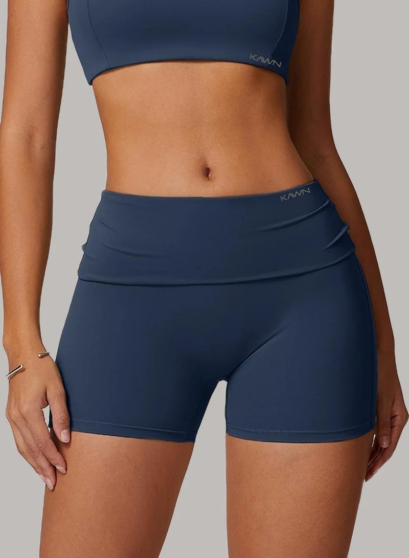 Womens Mid Waist Workout Sport Yoga Shorts