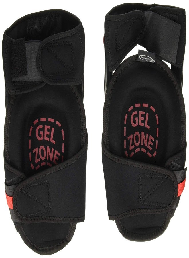 ماكجواير نيكولاس وسادات الركبة الواقية McGuire-Nicholas 30511-1 Pro Hinge Floor Walker Gel Gripper، غير قابلة للخدش، مناسبة لأعمال الأرضيات، والبناء، والدهان، واللحام، والسباكة، باللونين الأسود والشفاف. - Image 3