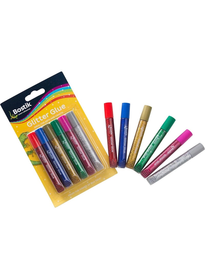 Bostik Multicolor Glitter Glue Pen Set 6 x 10.5 ML - Image 4