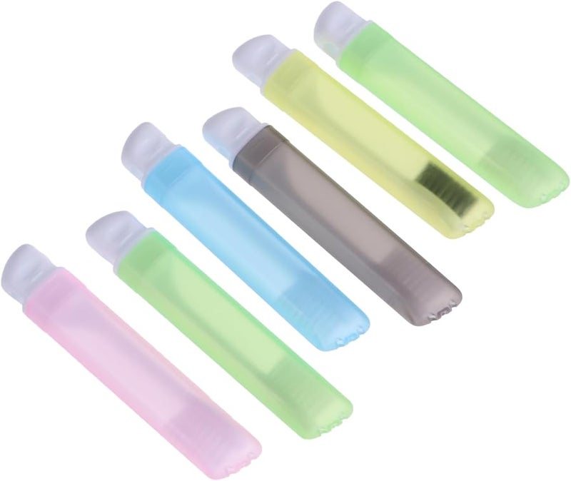 6Pcs Portable Folding Travel Toothbrush Set Soft Bristles Ergonomic Handle For Adults - Image 1
