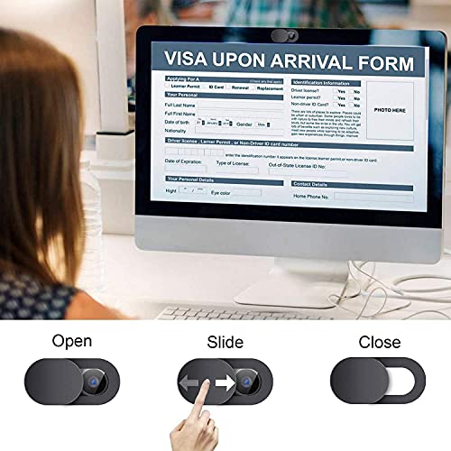 Natipo Webcam Cover Slide, Upgrade Ultra-Thin Camera Covers Compatible for Laptop Apple MacBook iPad Pro iMac Cell Phone -Protect Your Privacy Security(6-Pack) - Image 2