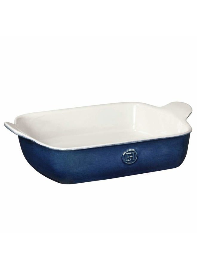 Emile Henry Modern Classics Small Rectangular Baker 11x9, 11 x 8, Twilight Blue - Image 1