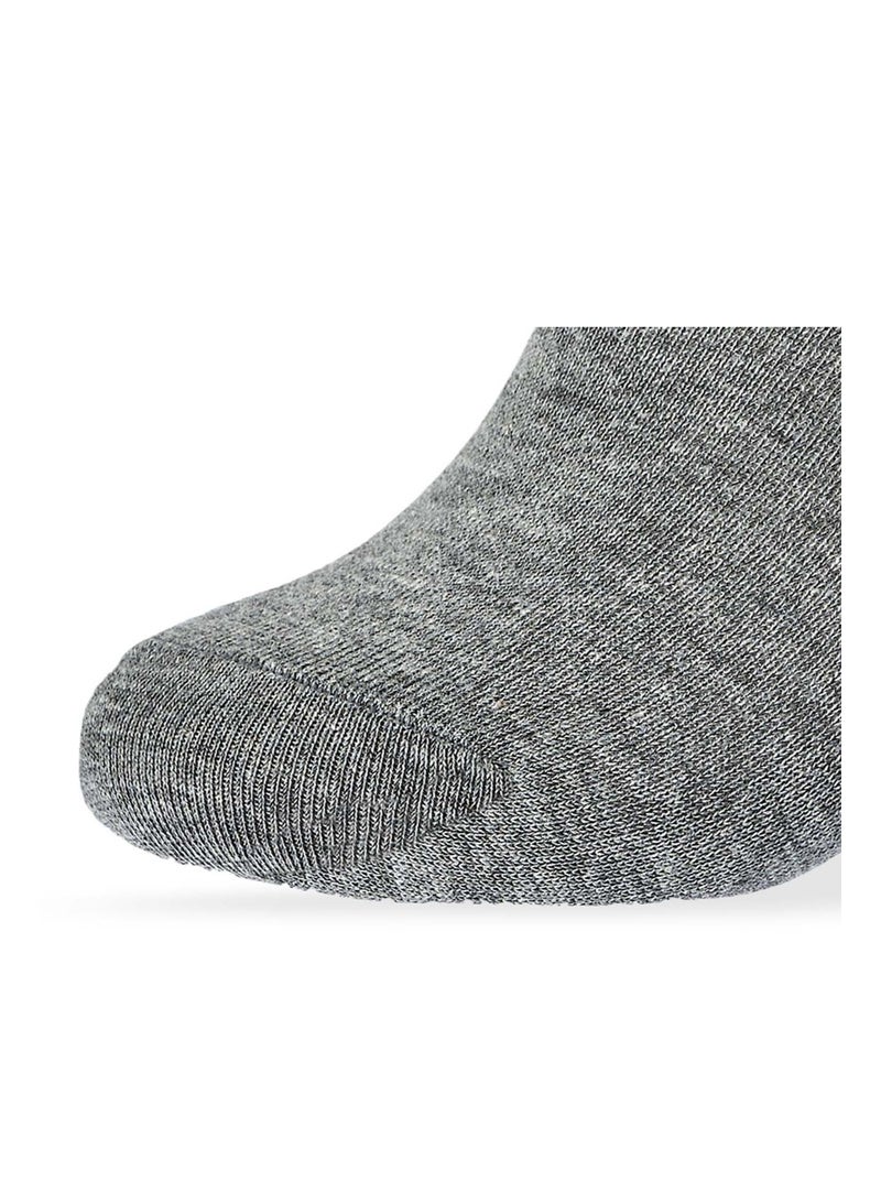 SAM SOCKS Kids Set of 3 Half Long School Plain Socks Grey size 26-29 EU - Image 3