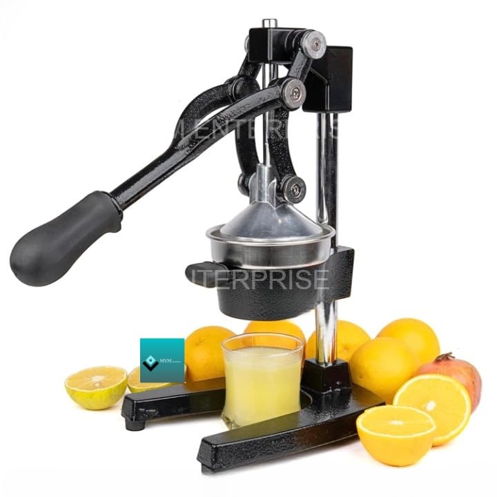 MVM Enterprise Hand Press Juicer Heavy Duty Stainless Steel Citrus Manual Juicer and Orange Squeezer juicer Lemon Orange Fruit Squeezer Perfect For Kitchen home pack of 1 - Image 1