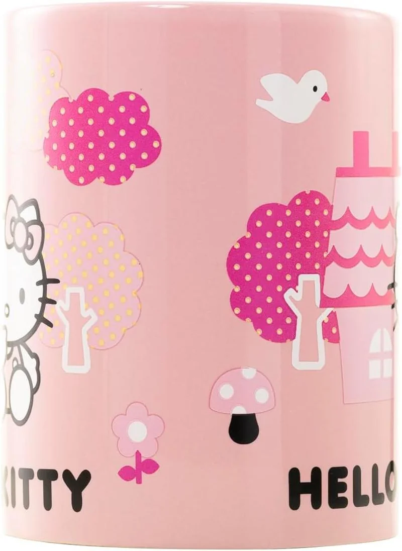 Pyramid HELLO KITTY (PINK BOW FACE ICON) FUZZY MUG