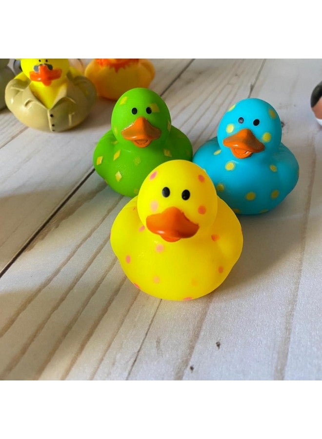 Fun Express Bright Pattern Rubber Duckies - Toys - 12 Pieces - Image 2