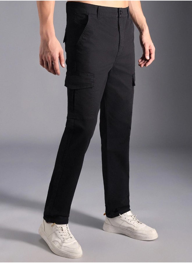 Men’s Straight Fit Black Cargo Trousers – Trendy and Functional - pzsku/Z5759A29DAE0850FD0DFBZ/45/_/1726245629/7934d7be-bfbe-400f-b0bc-7b6e6cdf0651