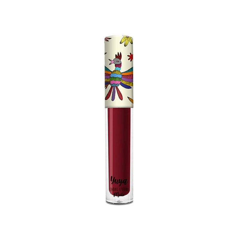 YuYa Yuya - Cosmetics Republics "Chiquita" Liquid Matte Lipstick | Exclusive Distinctive Design on Cap, Sleek Matte Finish, Intense Wine Color, Long-Lasting Formula, and Easy to Apply