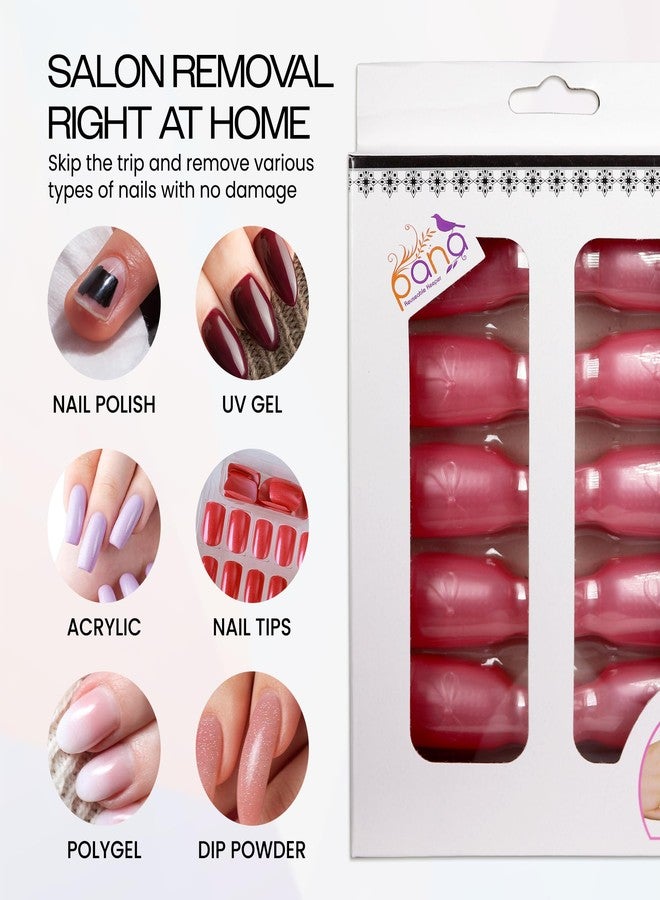 Pana 20 Pieces PINK Reusable Acrylic Nail Soak Treatment UV Gel Polish Remover Clip Cap Manicure Tool - Image 4