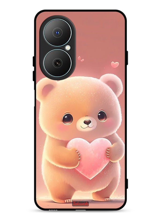 Tolwak Huawei Nova Y73 Protective Case Cover Cute Little Panda Holding Heart