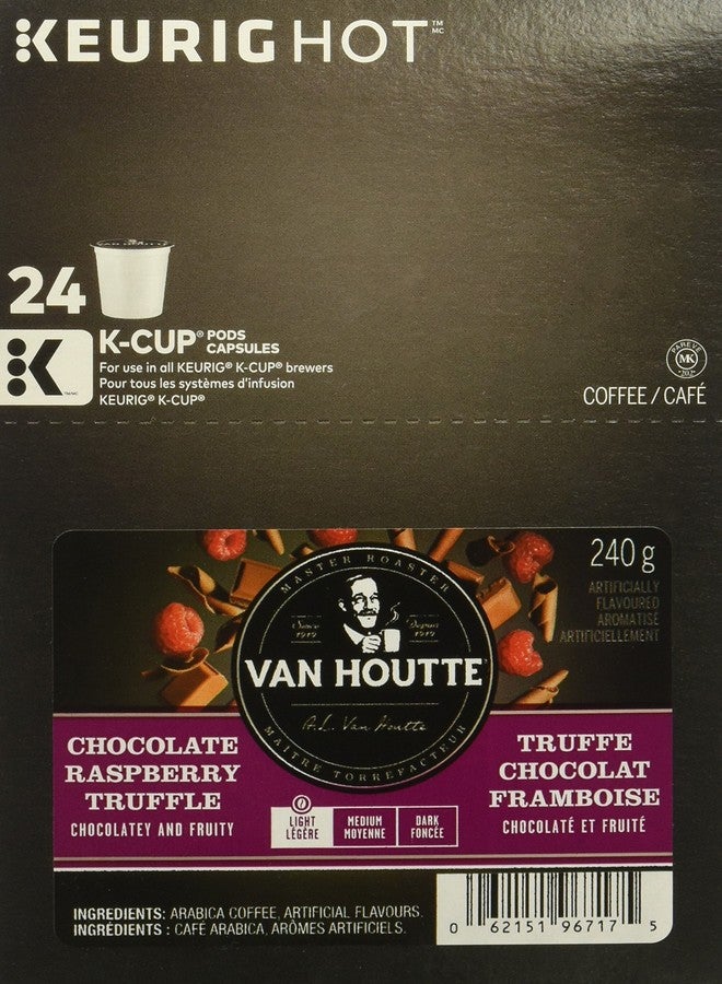 Van Houtte, Raspberry Chocolate Truffle, Single-Serve Keurig K-Cup Pods, Light Roast Coffee, 48 Count (2 Boxes 24 Pods) - Image 4