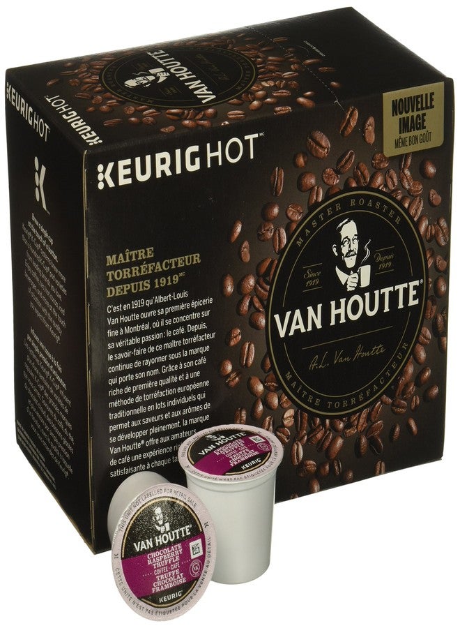 Van Houtte, Raspberry Chocolate Truffle, Single-Serve Keurig K-Cup Pods, Light Roast Coffee, 48 Count (2 Boxes 24 Pods) - Image 2