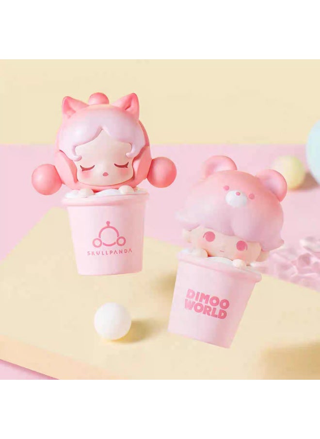 Taiwan Limited Cute Popmart Bubble Mart Pop Bean Cute Trendyy Toy Doll DIY Ornaments-Color:Dimoo【taiwan Only】  - Image 2