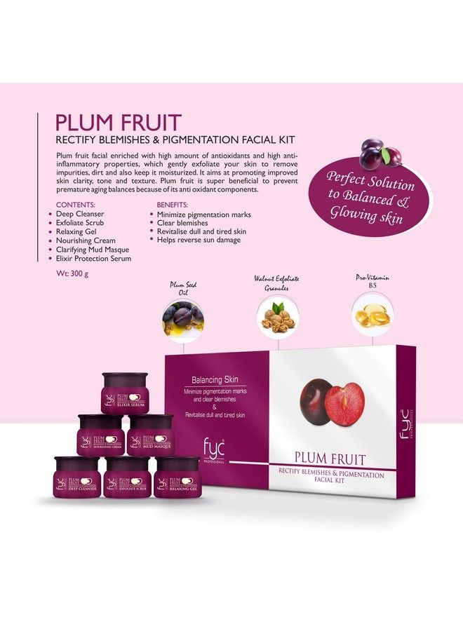 FYC Professional Yavi Cosmetics Plum Fruit Facial Kit - Image 4