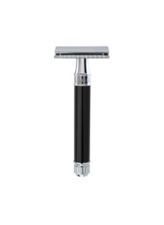 Edwin Jagger Edwin Jagger DE86 Classic Double Edge Manual Eco-Friendly and Reusable Safety Razor for Men and Women for Shaving Cream or Soap Fits All DE Razor Blades (Imitation Ebony) 