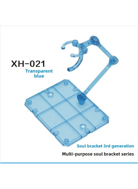 Direct QY Gundam Soul Bracket Hand-made Peripheral HG Model Shengyi SHF Universal Gundam Model Bracket-Color:XH-021: Soul Bracket Transparent Blue