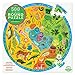 eeBoo 500 Piece Puzzle Biodiversity Jigsaw Puzzle for Adults Circular with 23 Diameter Made with Recycled Board VegetableBased Ink - Image 4