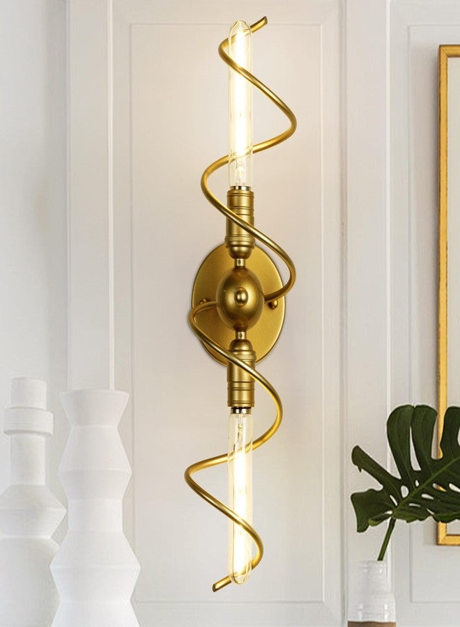 TOCHIC Wall Sconces 20" L,Gold Sconces Wall Decor,2 Light Modern Vintage Wall Lamp Mounted Lamp Indoor Vanity Light for Living Room,Bedroom,Hallway,Dining Room,Fireplace,Staircas - Image 1