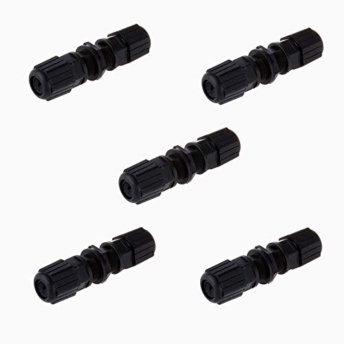 ANMBEST 5PCS M20 RJ45 Waterproof Cat5/5e 8P8C Connector IP67 Ethernet LAN Cable Connector Double Head Outdoor LAN Coupler Adapter Female to Female - Image 1