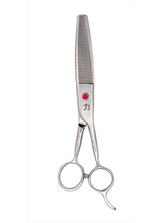 46 Tooth Blender with Flat Gem Stone Tension, Fixed Finger Rest 6.5 Inch, 3.5 Ounce