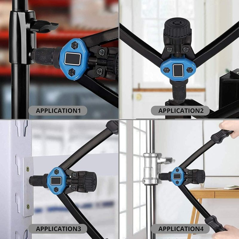 Rivet Nut Tool Kit - Multi-Specification Chromium Vanadium Steel, High Strength Corrosion Resistance, Ergonomic Anti-Slip Grip, Portable Anti-Static Storage Box for DIY Enthusiasts, Car Modification, - Image 3