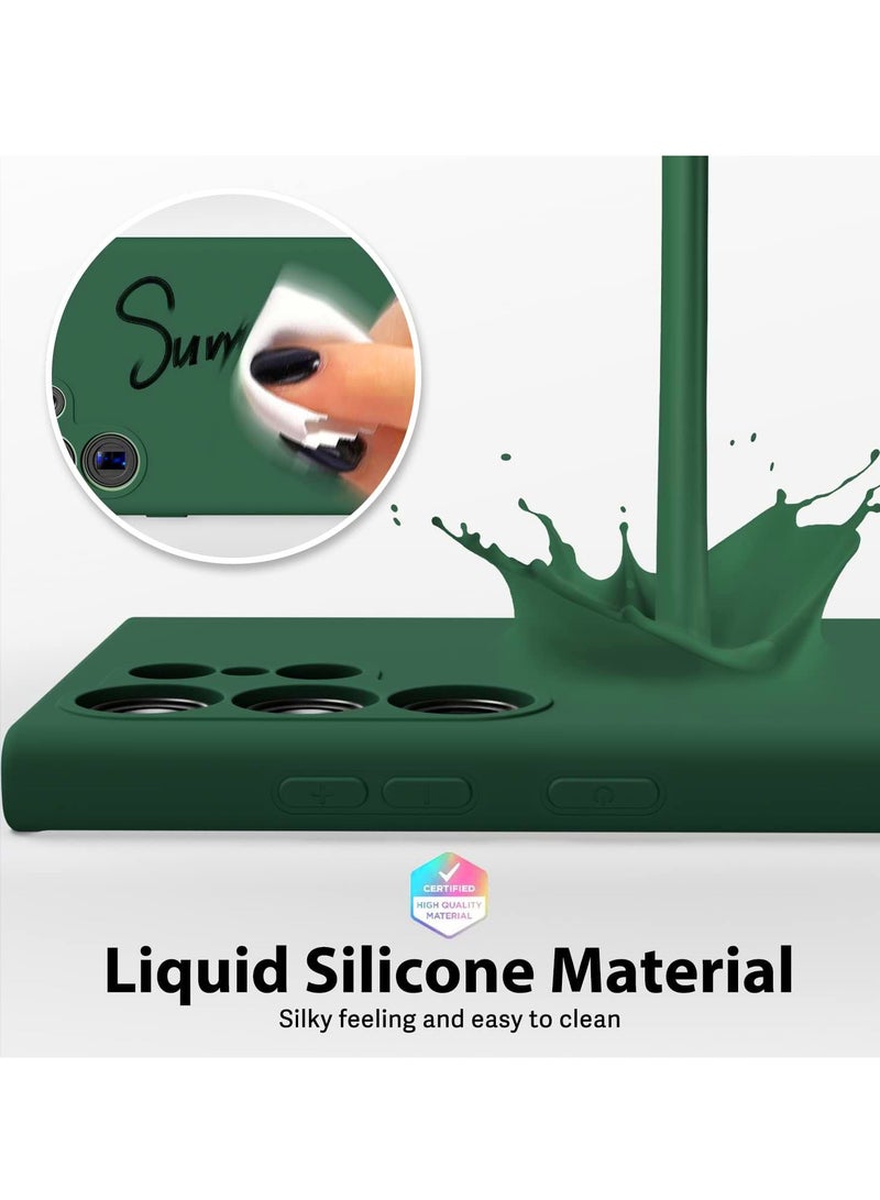 BORTONY Samsung Galaxy S25 Ultra Case Liquid Soft Silicone Gel Rubber Galaxy S25 Ultra Cover Anti Scratch Genuine Phone Case for Galaxy S25 Ultra 6.8 inch - Image 5