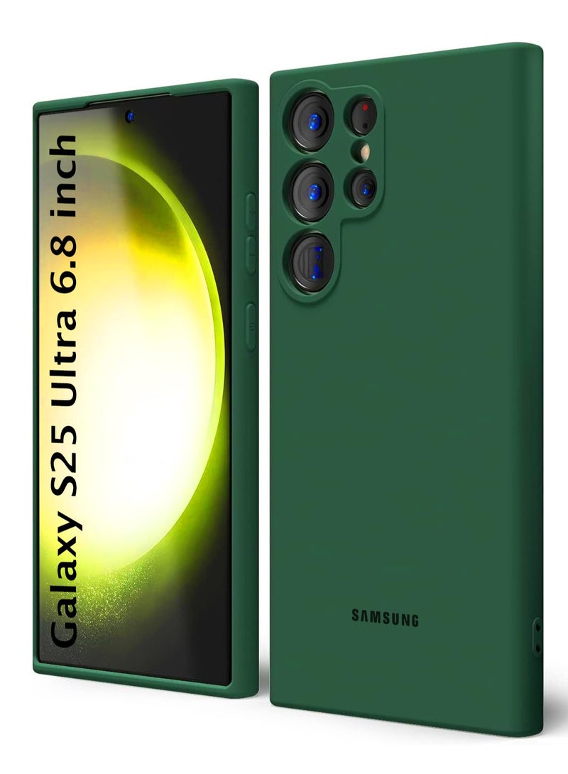 BORTONY Samsung Galaxy S25 Ultra Case Liquid Soft Silicone Gel Rubber Galaxy S25 Ultra Cover Anti Scratch Genuine Phone Case for Galaxy S25 Ultra 6.8 inch - Image 1