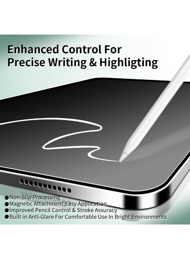[1 Pack] Magnetic Paper Screen Protector for 2026 iPad Air 8th (M4)/2025 iPad Air 7th (M3) 11 Inch & 2024 iPad Air 6th (M2) 11"/iPad Pro 11 M5 2025&iPad Pro 11 M4 2024, Feel Like Write and Draw on Paper,Matte Finish Detachable Anti-Glare Film,Reusable, Removable, - Image 5