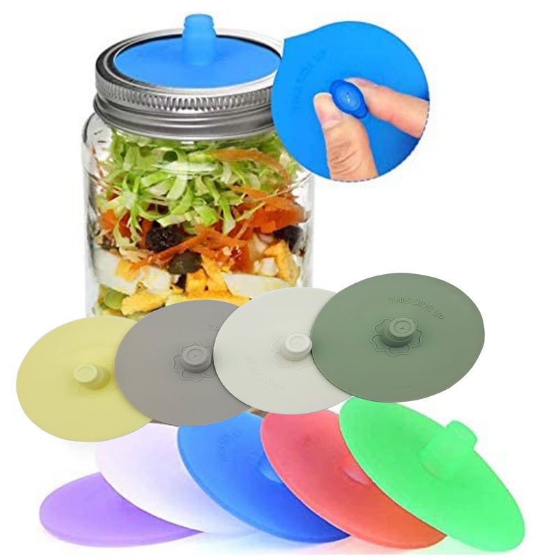 Mason Jar Fermentation Lid Mason Cup Large Kimchi Sealed Lid Mason Bottle Silicone Lid Fermented Kimchi Lid - Image 2