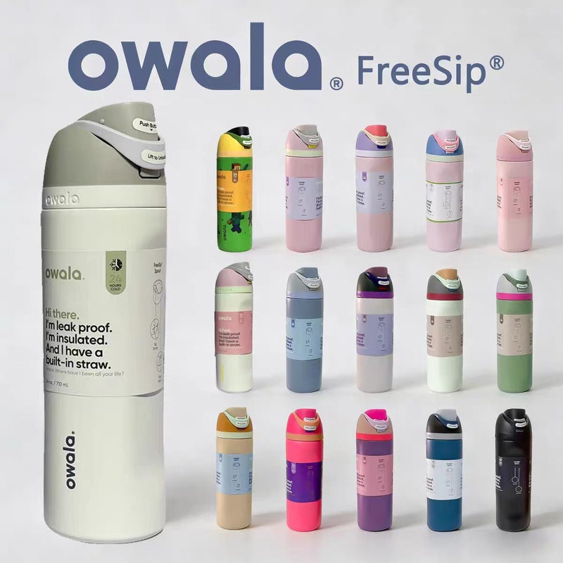 Owala FreeSip 24oz/32oz Insulated Stainless Steel Tumbler with Straw - Image 1