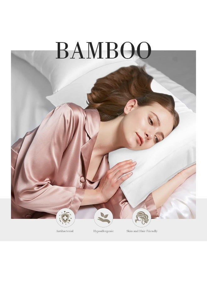 WishSmile Bamboo Pillowcases White 20x30  - Image 3