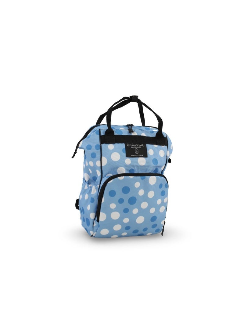 UNIVERSAL Uni Baby Back Bag – Baby Blue Polka Dot - Image 1