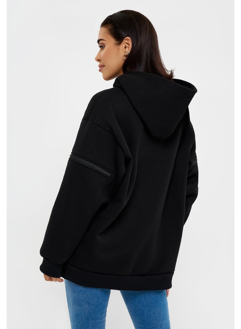 Bona Fide Women’s Hoodie Oversized Cotton Sweatshirt, Cozy Casual Pullover for Everyday Wear - Image 4