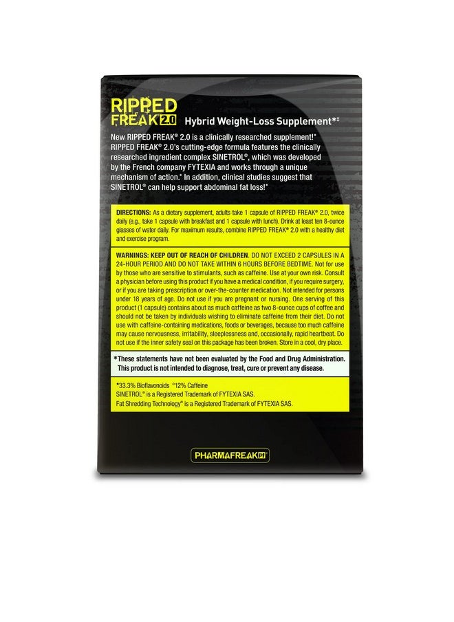 Pharmafreak - Ripped Freak 2.0 Hybrid Weight Loss Supplement Usa 60Ct - Image 1