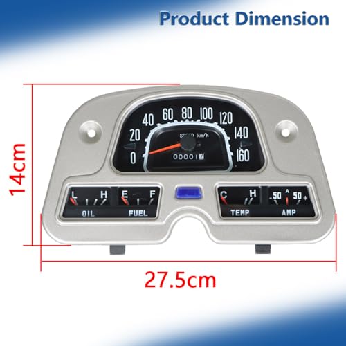 Silscvtt استبدال مجموعة عدادات المتر لسيارة لاند كروزر FJ40 FJ45 BJ40 1975-1980 استبدال لرقم 83100-60180 8310060180 - Image 5