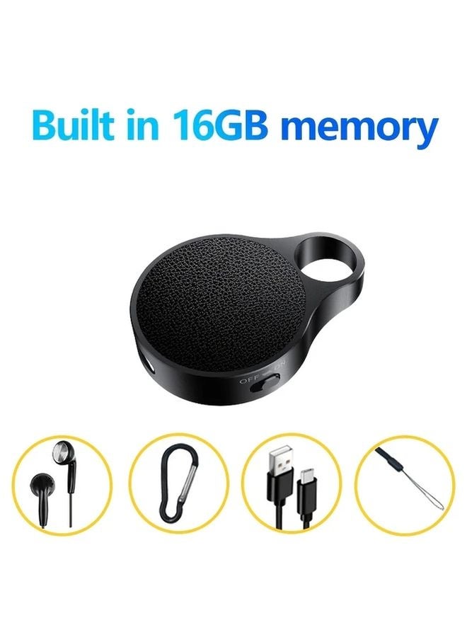 2025 Mini Digital Voice Recorder 16GB AI Noise Reduction Portable USB MP3 Player - Image 2