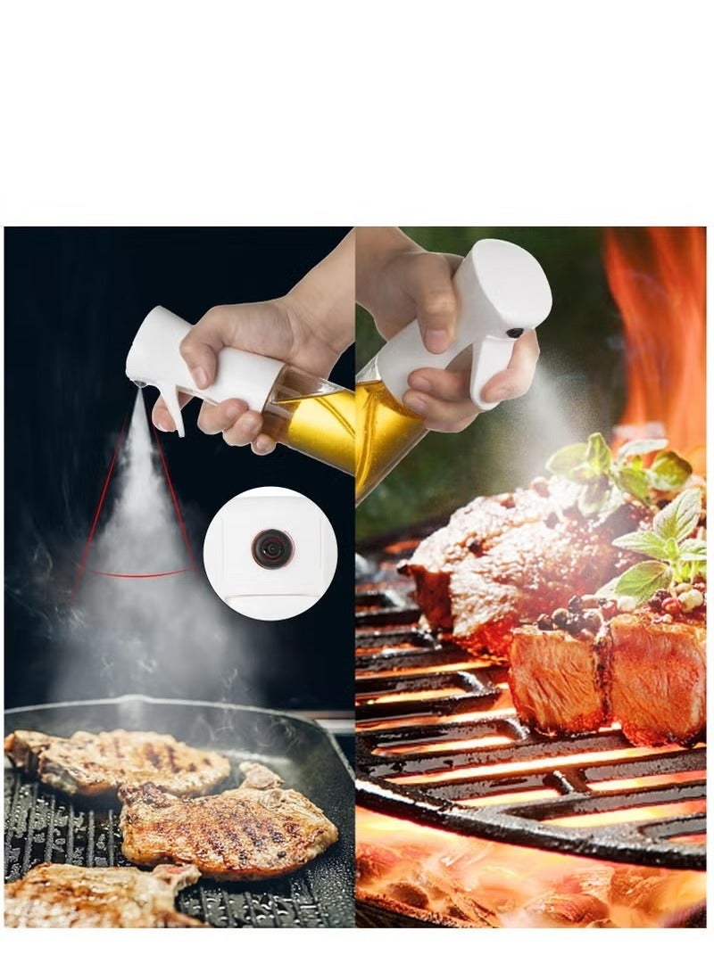 بخاخ زيت للطهي بخاخ زيت الزيتون للطهي زجاجة بخاخ زيت الزيتون سعة 200 مل بخاخ مستمر مع التحكم في الحصص - Image 2