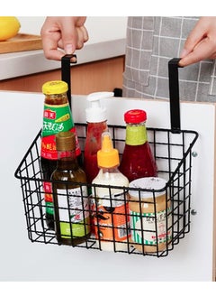Generic A hanging basket for organizing kitchen and bathroom cabinets that saves space and coordinates items (multi-colored)  - Image 1