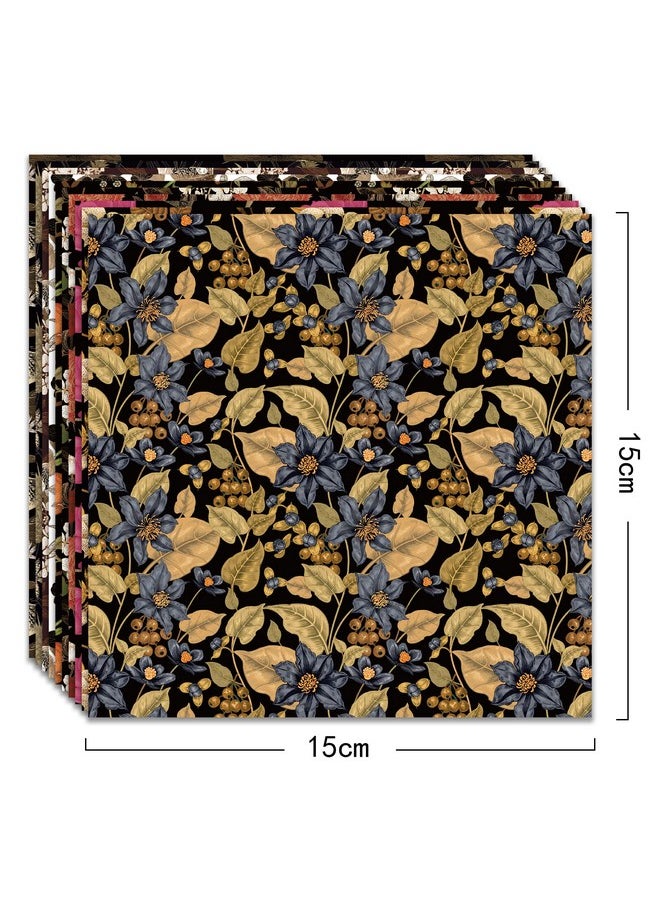 Qianshan Origami Paper Kit 50 Sheets 6 Inch Square Double Sided Color 10 Vivid Colors For Hand Crafts Origami Paper Arts Creativity. Retro Style  - Image 3